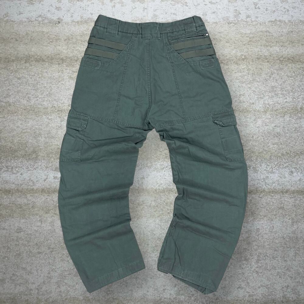 Vintage 90s Blackhawk Tactical Pants 34x30 Baggy Wide Green Double Knees Cargos